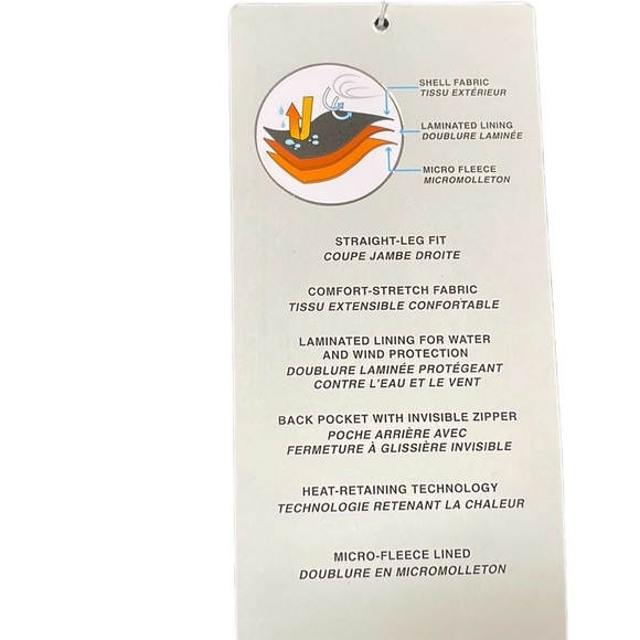 Sunice Stormpack - Windproof Fleece Lined Warm Pants - Picture 4 of 8